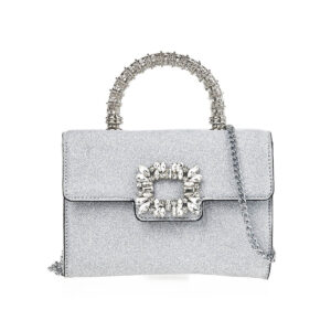 Τσάντα φάκελος clutch -21948 - Ασημί