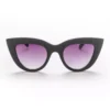 Okkia γυαλιά ηλίου Claudia Big Cat Eye - Black