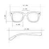 Okkia γυαλιά ηλίου Giovanni - Unisex Havana Yellow (blue lenses)