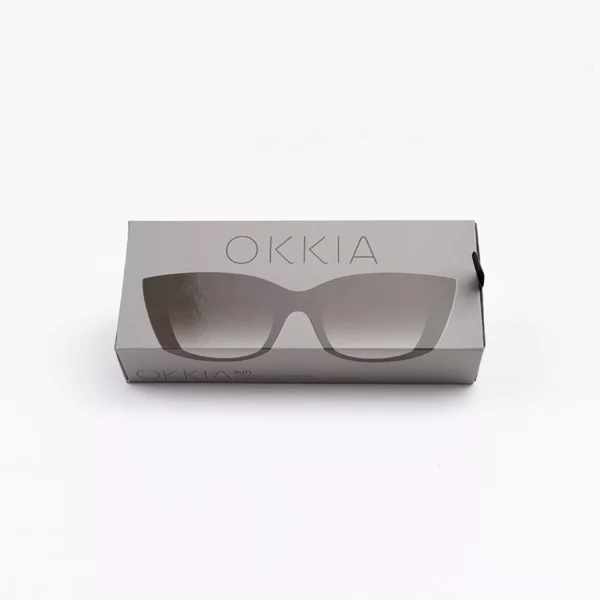 Okkia γυαλιά ηλίου Claudia Big Cat Eye - Black
