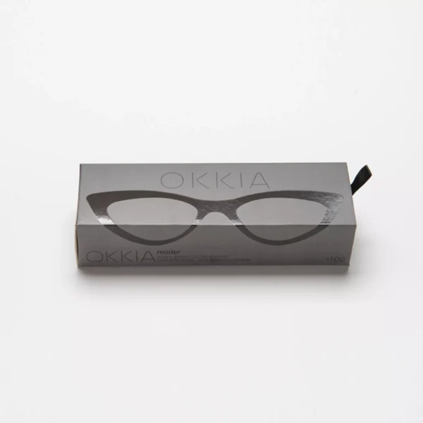 Γυαλιά διαβάσματος πρεσβυωπίας okkia Adriana Small Cat Eye - Black
