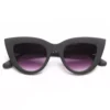 Okkia γυαλιά ηλίου Claudia Big Cat Eye - Black