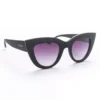 Okkia γυαλιά ηλίου Claudia Big Cat Eye - Black