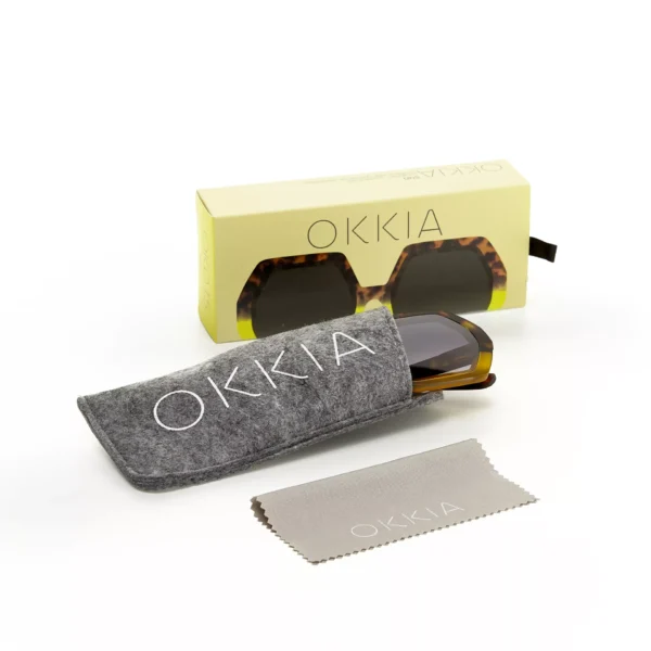 Okkia γυαλιά ηλίου Emma - Havana yellow
