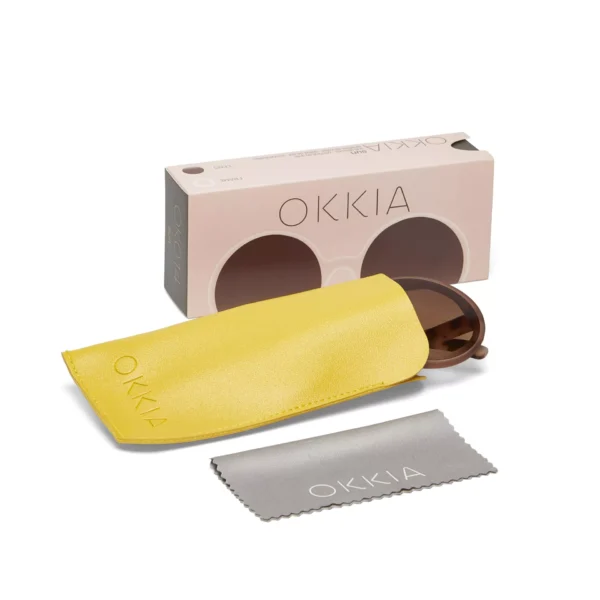 Okkia γυαλιά ηλίου Monica Round - Pink Havana