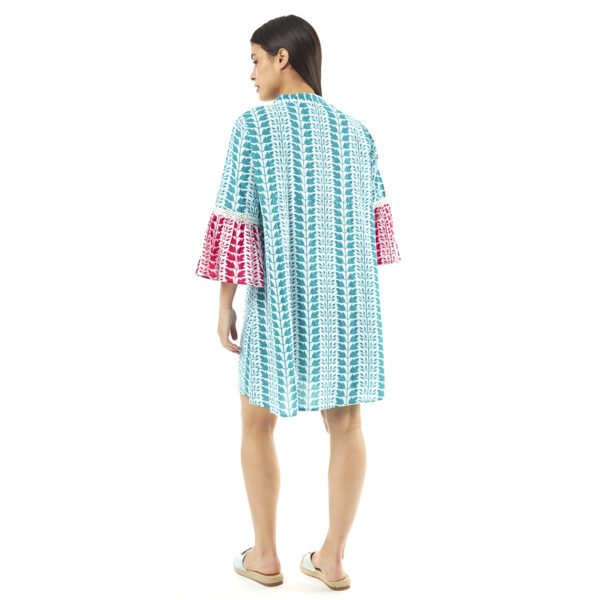 Verde Γυναικεία Μπλούζα 54-0006 Cotton Ινδίας Πολύχρωμο