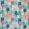 Sequoia Γυναίκεια εσάρπα διπλής όψης  με digital print cats
