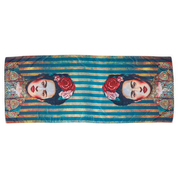 Sequoia Γυναίκεια εσάρπα διπλής όψης  με digital print frida