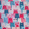 Sequoia Γυναίκεια εσάρπα διπλής όψης  με digital print cats