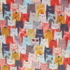 Sequoia Γυναίκεια εσάρπα διπλής όψης  με digital print cats