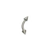 Sequoia Σκουλαρίκι Piercing Ατσάλι ΦΡΥΔΙΟΥ / ΒΑΝΑΝΑ I-00222 (1.2*6*3*3)