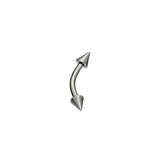 Sequoia Σκουλαρίκι Piercing Ατσάλι ΦΡΥΔΙΟΥ / ΒΑΝΑΝΑ I-00222 (1.2*6*3*3)