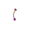 Sequoia Σκουλαρίκι Piercing Ατσάλι ΦΡΥΔΙΟΥ / ΒΑΝΑΝΑ I-00284 (1.2*10*4*4)