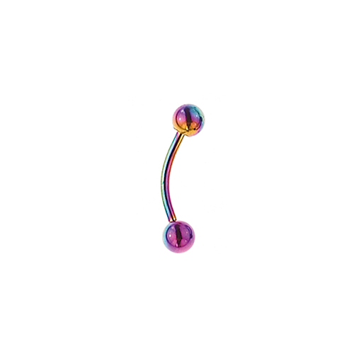 Sequoia Σκουλαρίκι Piercing Ατσάλι ΦΡΥΔΙΟΥ / ΒΑΝΑΝΑ I-00284 (1.2*10*4*4)