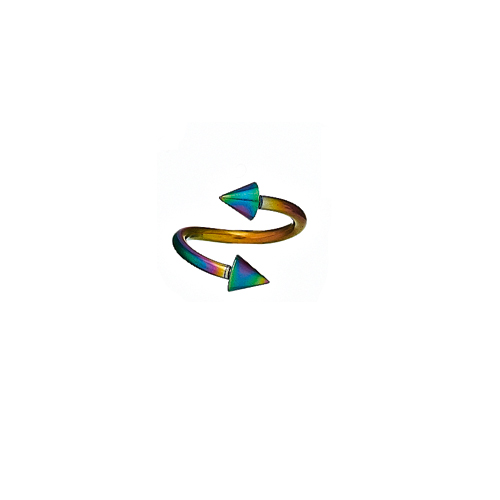 Sequoia Σκουλαρίκι Piercing Twister Ατσάλι  I-00591 (1.2*8*3)