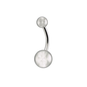 Sequoia Σκουλαρίκι Piercing Ατσάλι ΦΡΥΔΙΟΥ / ΒΑΝΑΝΑ I-00282 (1.2*8*3*3)