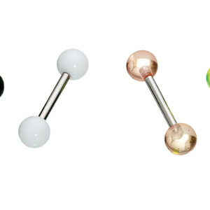 Sequoia Σκουλαρίκι Piercing Ατσάλι  Septum I-01080 (1.2*10*3*3) set 5 τεμ