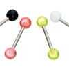 Sequoia Σκουλαρίκι Piercing barbell/μπάρα Ατσάλι I-01024 (1.6*22*5*5) (4 τεμάχια)