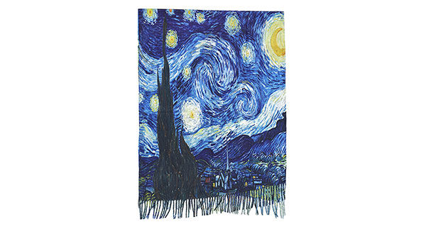 Γυναικεία Πασμίνα - Van Gogh The Starry Night (1889)