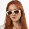 Sequoia Γυαλιά Ηλίου με Κοκκάλινο Σκελετό και Polarized Φακό AG-4214C3 λευκό