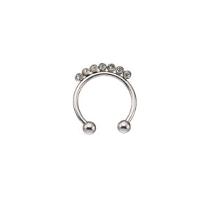 Sequoia Σκουλαρίκι Piercing barbell/μπάρα Ατσάλι  I-00406-1 (1.6*54*5)