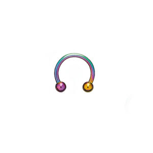 Sequoia Σκουλαρίκι Piercing Ατσάλι ΦΡΥΔΙΟΥ / ΒΑΝΑΝΑ I-00293 (1.2*10*3*3)
