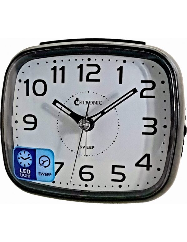 Αθόρυβο ξυπνητήρι Cetronic ML003SP Μαύρο