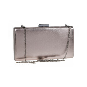 Τσάντα φάκελος clutch -21891 - Ασημί