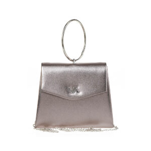 Τσάντα φάκελος clutch -21891 - Ασημί