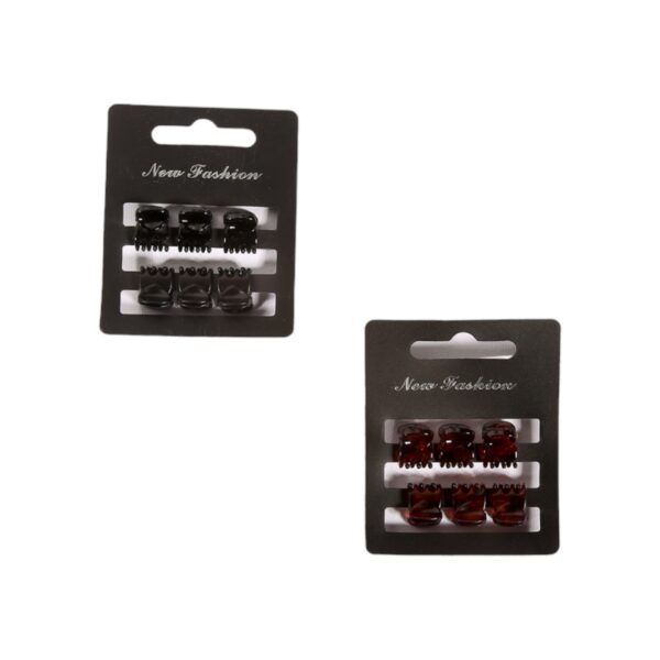 Κλάμερ μαλλιών 1.2 cm, set 6pcs