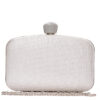 Τσάντα φάκελος clutch JH-21995 - Ασημί