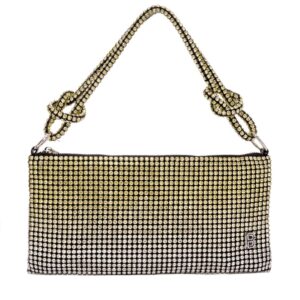 Τσάντα φάκελος clutch 21968 - Κίτρινο