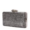 Τσάντα φάκελος clutch  JH-21989 - Ασημί