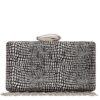 Τσάντα φάκελος clutch  JH-21989 - Ασημί