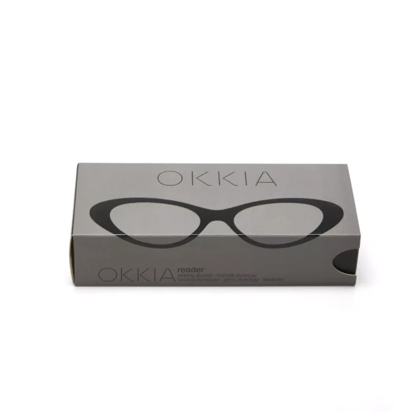 Γυαλιά διαβάσματος πρεσβυωπίας okkia Lina Small Cat Eye -  Black