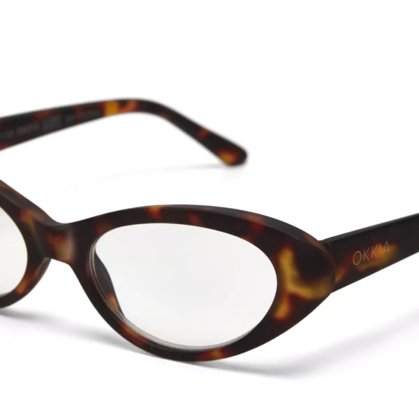 Γυαλιά διαβάσματος πρεσβυωπίας okkia Lina Small Cat Eye -  Classic Havana