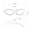 Γυαλιά διαβάσματος πρεσβυωπίας okkia Lina Small Cat Eye -  Black