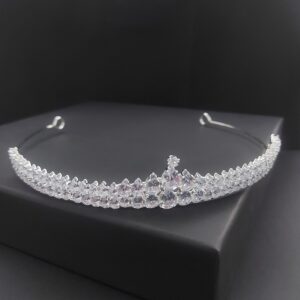 Νυφικό headpiece Zircon 30 cm