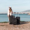 Βαλίτσες trolley (σετ 3 τεμαχίων) Cardinal 3800 μαύρη