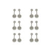 Body piercing QM-15 - Ασπρο