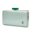 Τσάντα φάκελος clutch -JH-21991 - Ανοιχτό Πράσινο
