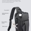 Τσαντάκι ώμου χιαστί crossbody Bange 7566 μαύρο