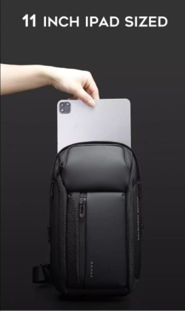 Τσαντάκι ώμου χιαστί crossbody Bange 7566 μαύρο