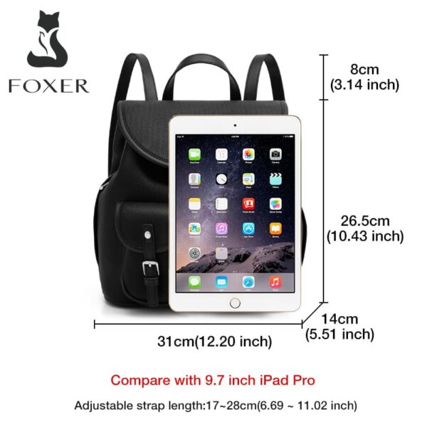 Σακίδιο Πλάτης  Foxer 9151129F μαύρο