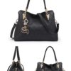 Δερμάτινη Γυναικεία Τσάντα Shopper 'Ωμου Foxer 962061F μαύρο