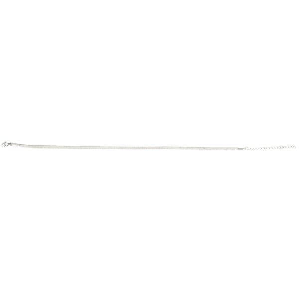 Αλυσίδα ποδιού Stainless Steel ασημί 5 mm