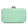 Τσάντα φάκελος clutch ψάθινο-21885 - Φυστικί
