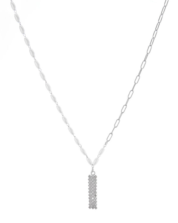 Αλυσίδα λαιμού XS-4607-2 - Ασημί