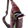 Δερμάτινο τσαντάκι body Bull Captain XB 121 καφέ