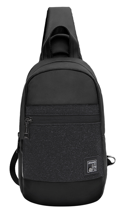 ARCTIC HUNTER τσάντα Crossbody XB0060 με θήκη tablet, 4L, μαύρη